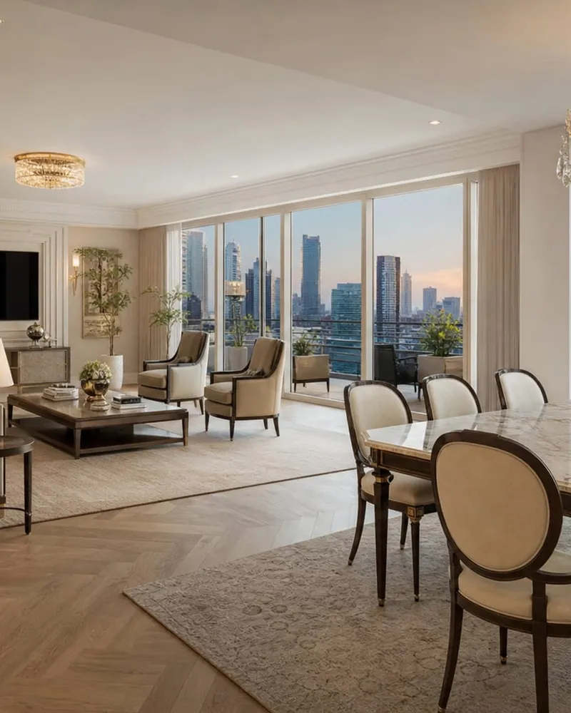 Luxury interior living space