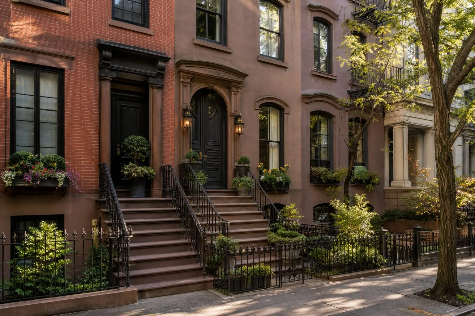 Brooklyn Heights Brownstone — exterior view